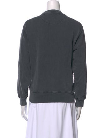 Anine Bing Graphic Print Crew Neck Sweatshirt