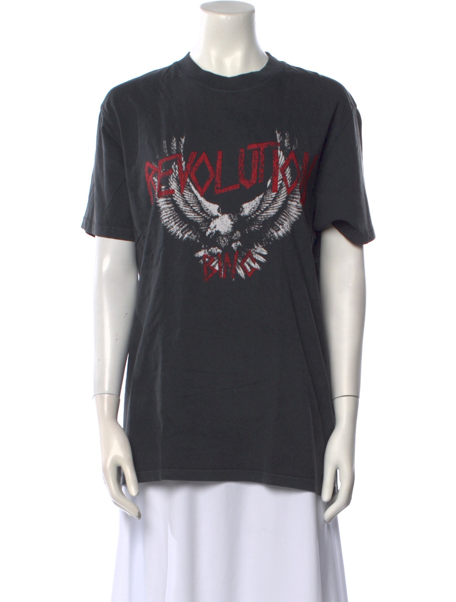 Anine Bing Graphic Print Crew Neck T-Shirt