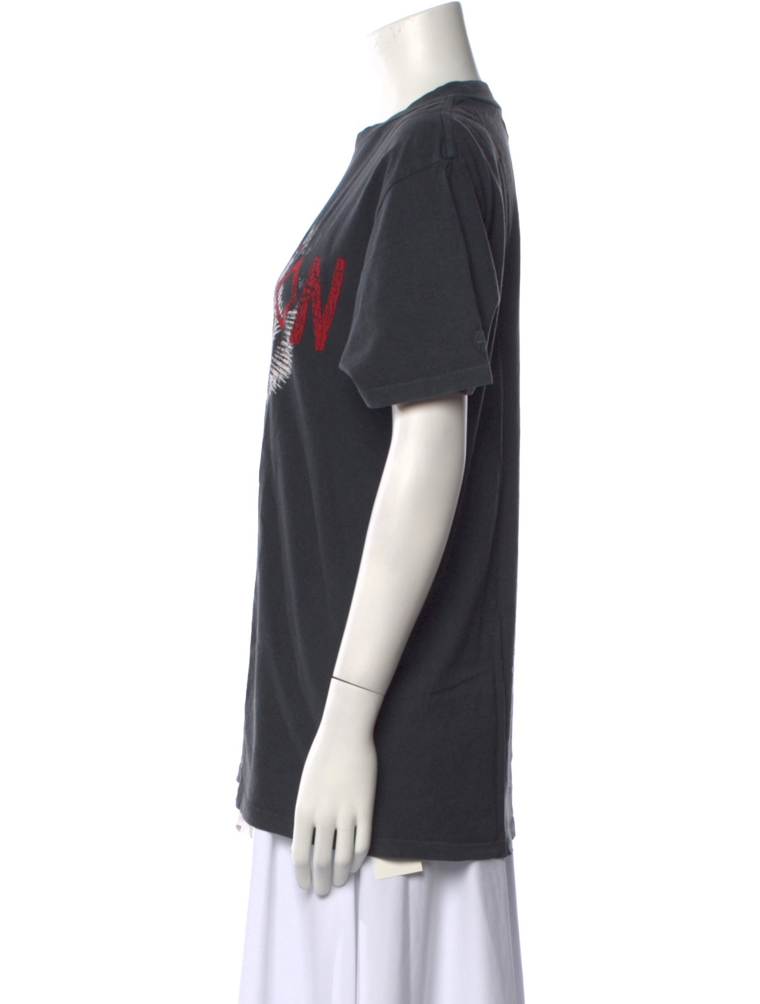 Anine Bing Graphic Print Crew Neck T-Shirt