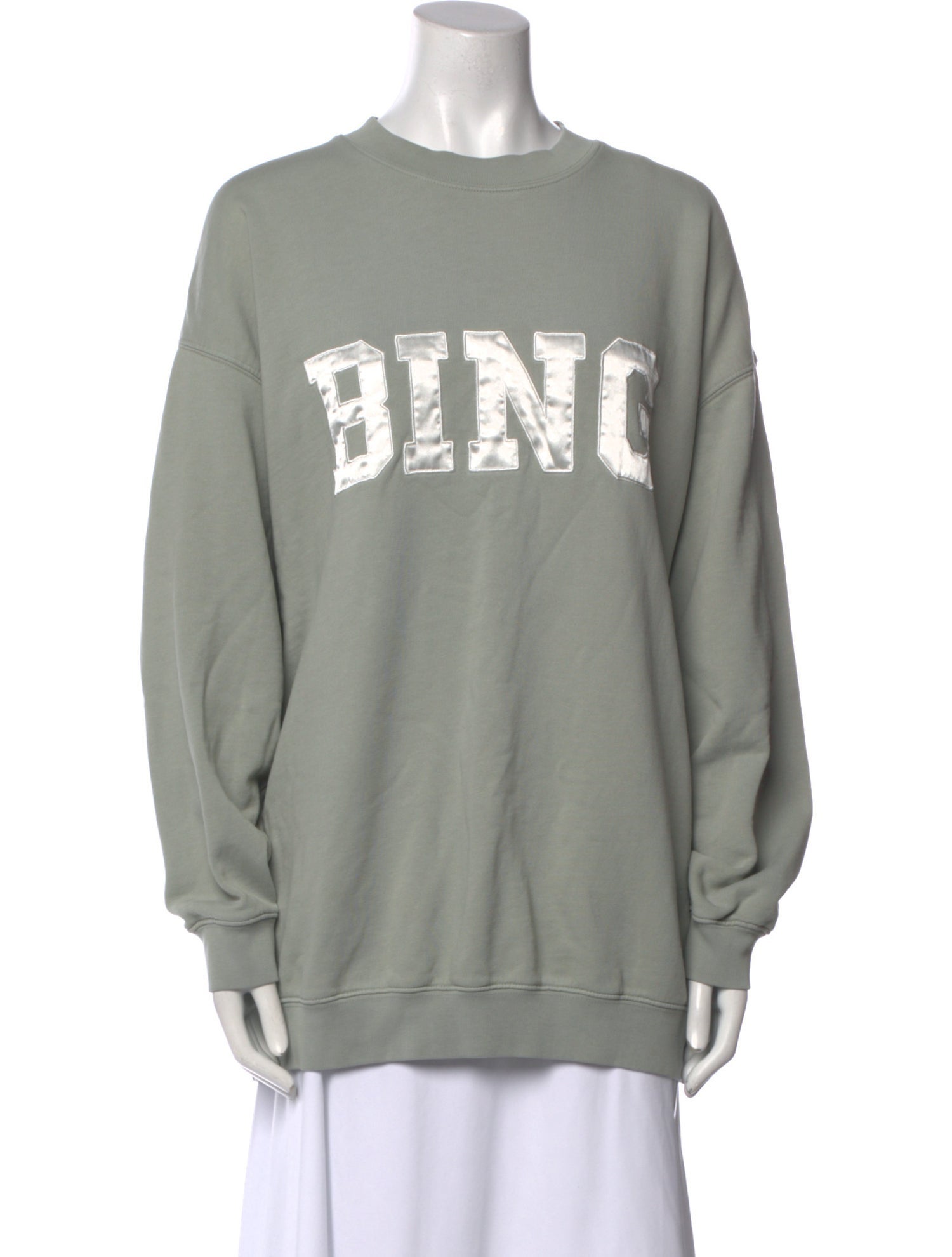 Anine Bing Graphic Print Crew Neck Sweatshirt
