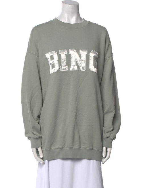 Anine Bing Graphic Print Crew Neck Sweatshirt