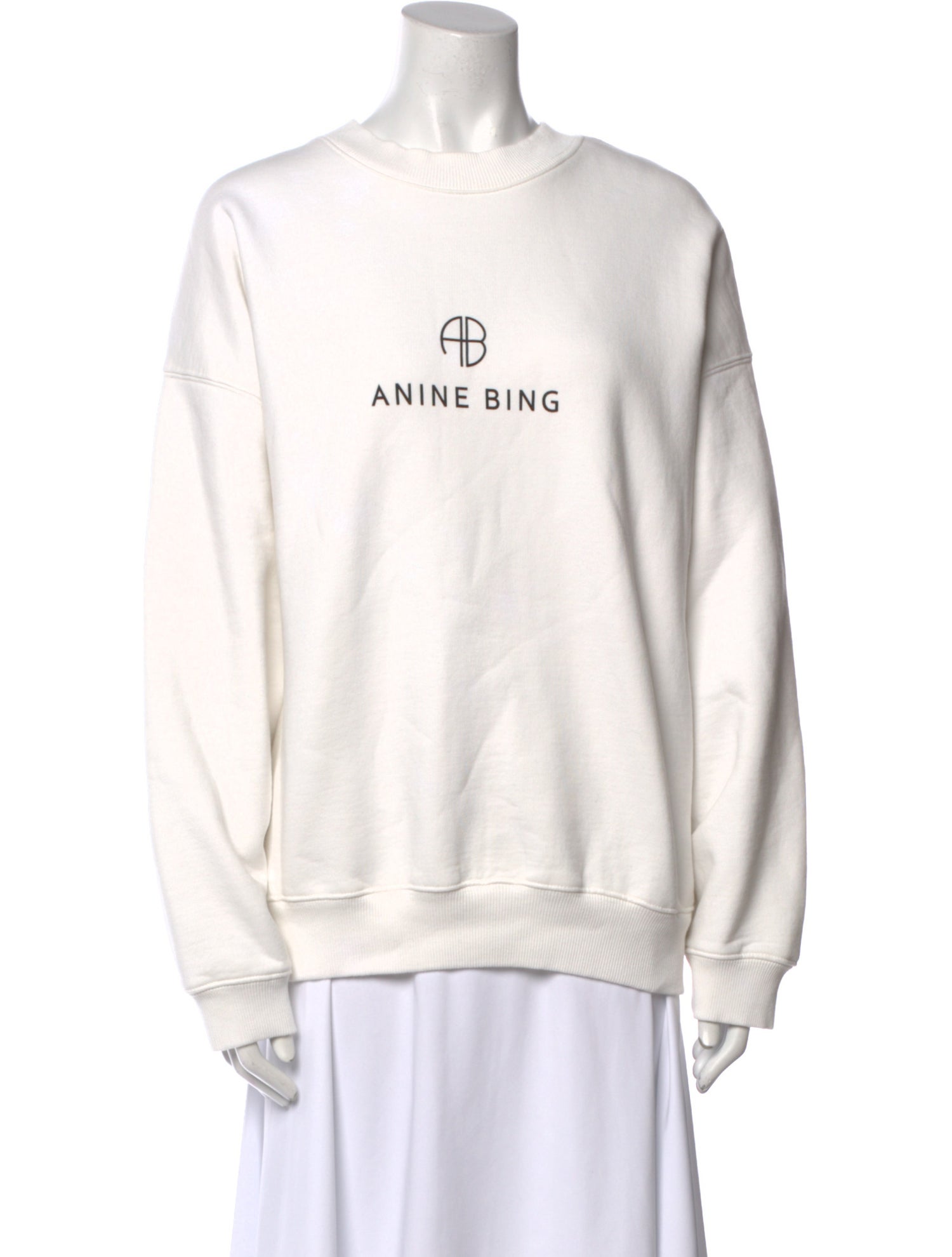 Anine Bing Graphic Print Crew Neck Sweatshirt