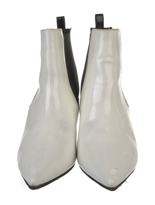 Anine Bing Patent Leather Chelsea Boots