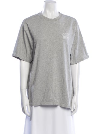 Anine Bing Crew Neck Short Sleeve T-Shirt