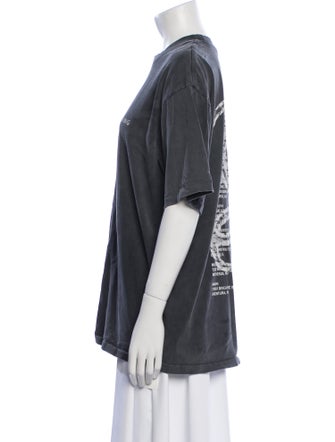 Anine Bing Graphic Print Crew Neck T-Shirt