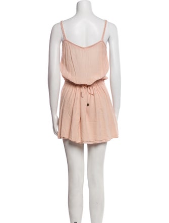 Anine Bing Square Neckline Mini Dress