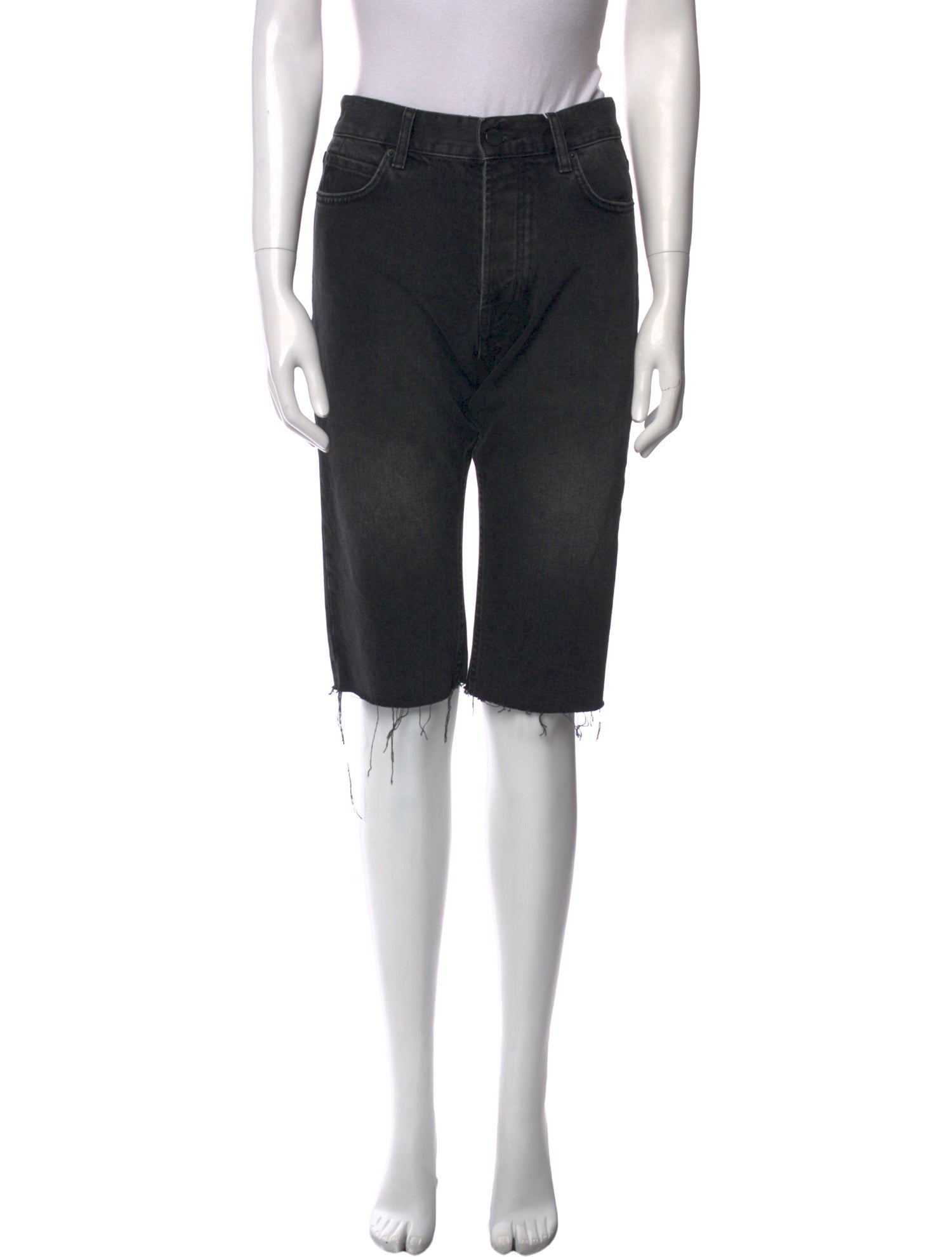 Anine Bing Mid-Rise Straight Leg Jeans