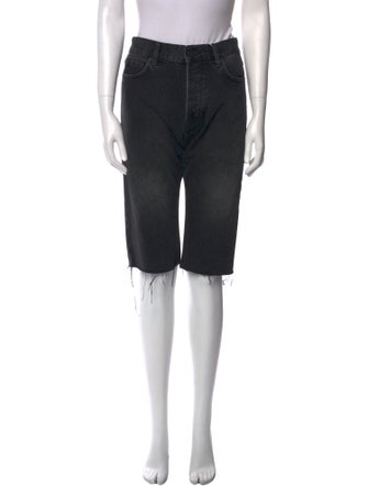 Anine Bing Mid-Rise Straight Leg Jeans