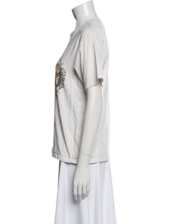 Anine Bing Graphic Print Crew Neck T-Shirt