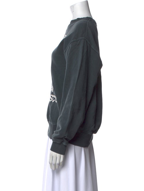 Anine Bing Graphic Print Crew Neck Sweatshirt