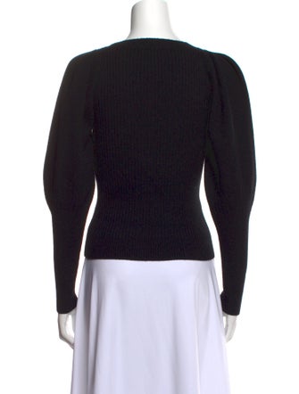 Anine Bing Wool Scoop Neck Sweater