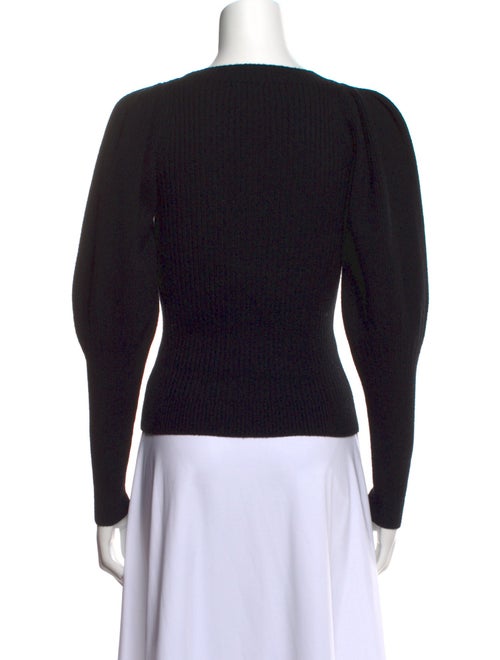 Anine Bing Wool Scoop Neck Sweater