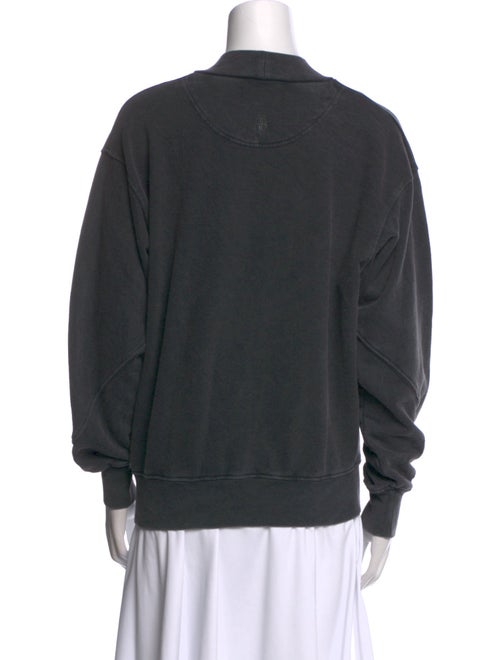 Anine Bing Graphic Print Turtleneck Sweater