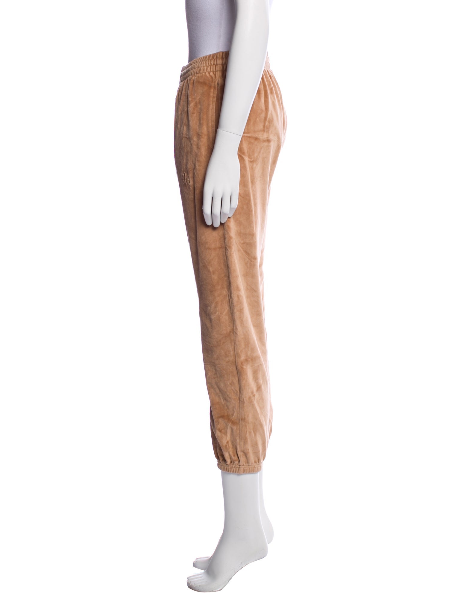 Anine Bing Embroidered Accent Sweatpants