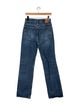 Anine Bing High-Rise Straight Leg Jeans