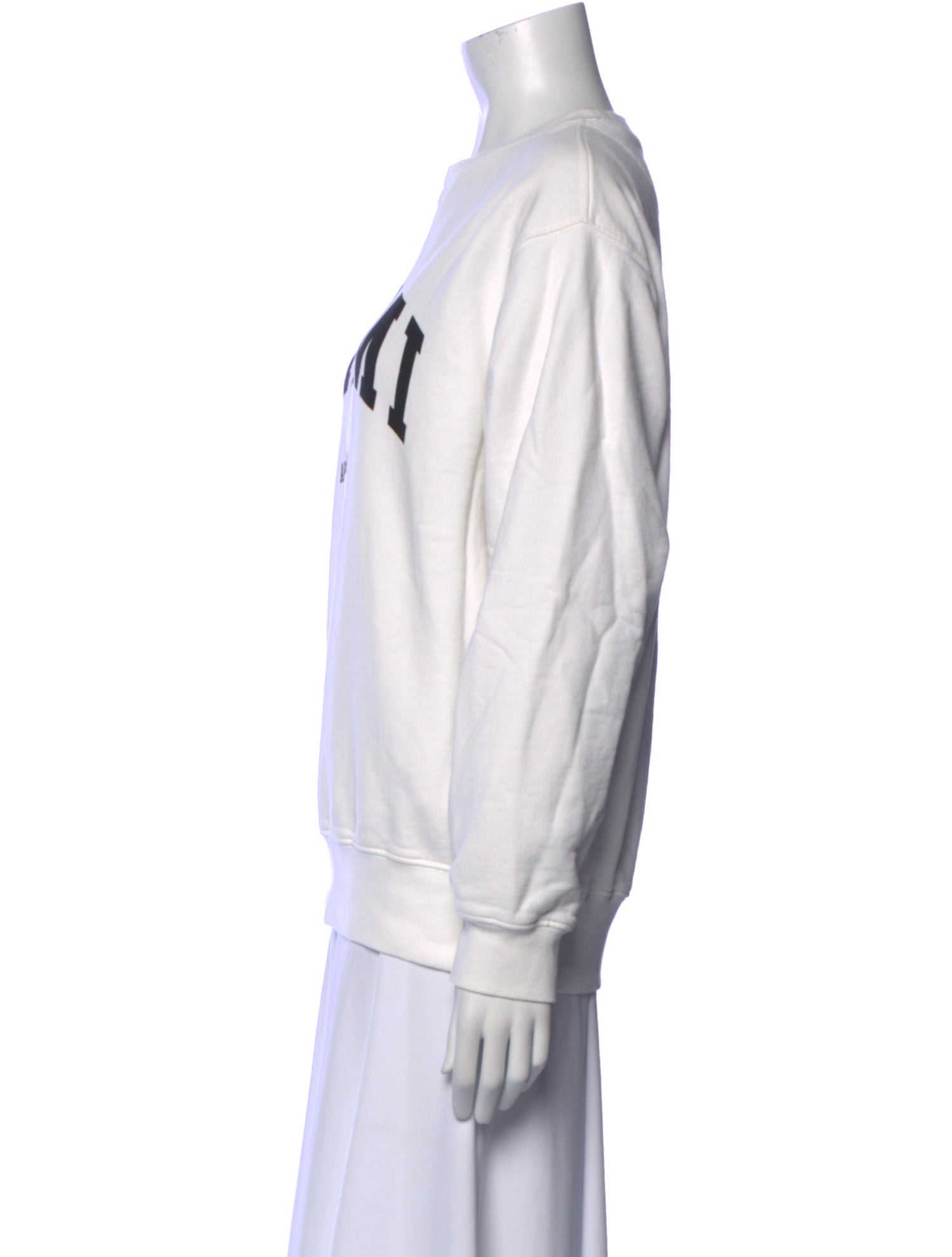 Anine Bing Graphic Print Crew Neck Sweatshirt