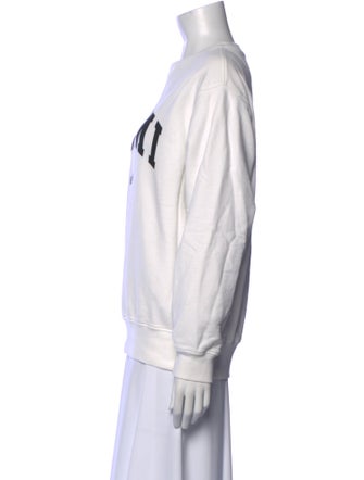 Anine Bing Graphic Print Crew Neck Sweatshirt