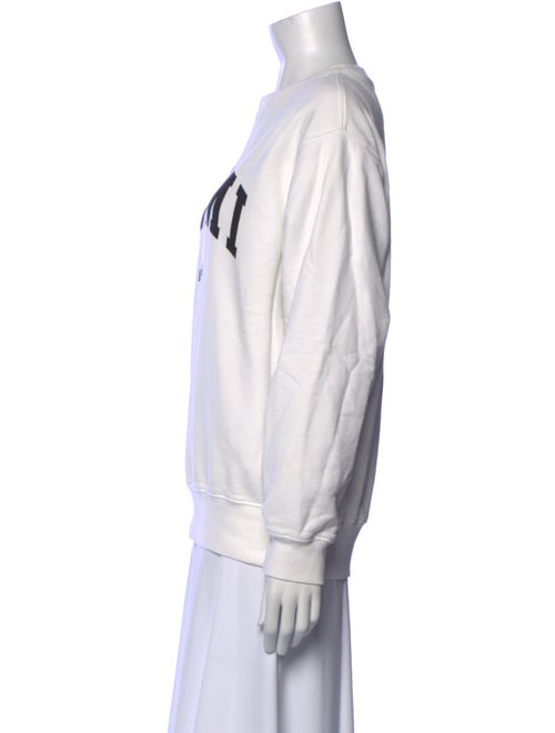 Anine Bing Graphic Print Crew Neck Sweatshirt