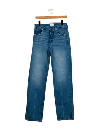 Anine Bing Mid-Rise Wide Leg Jeans