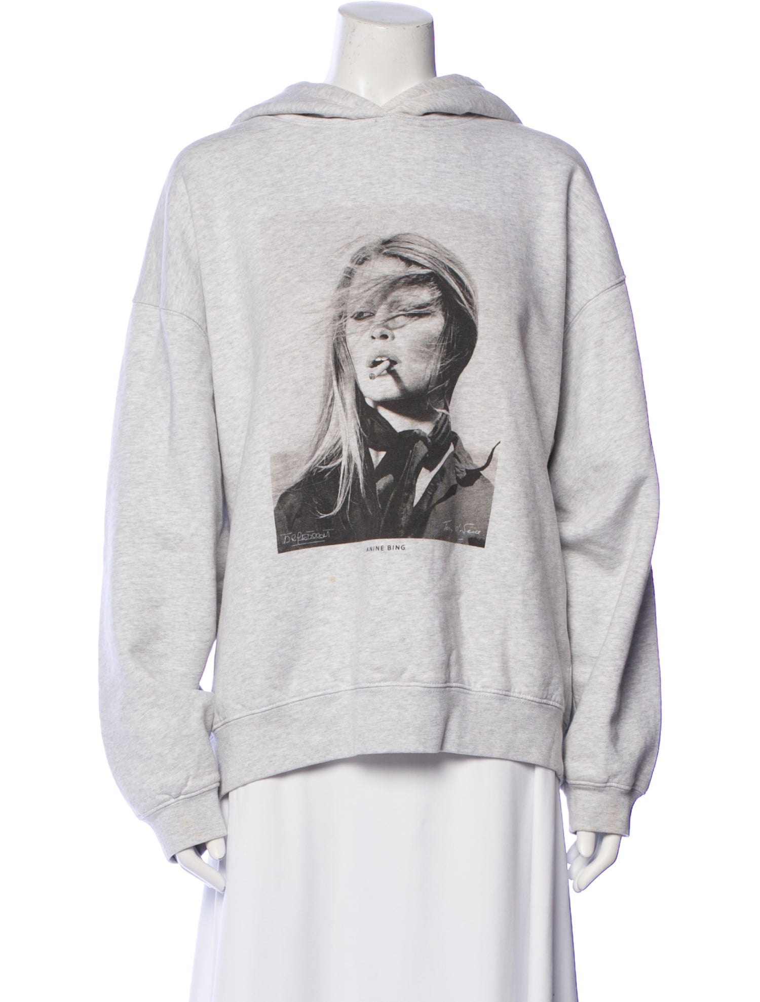 Anine Bing Graphic Print Crew Neck Sweatshirt