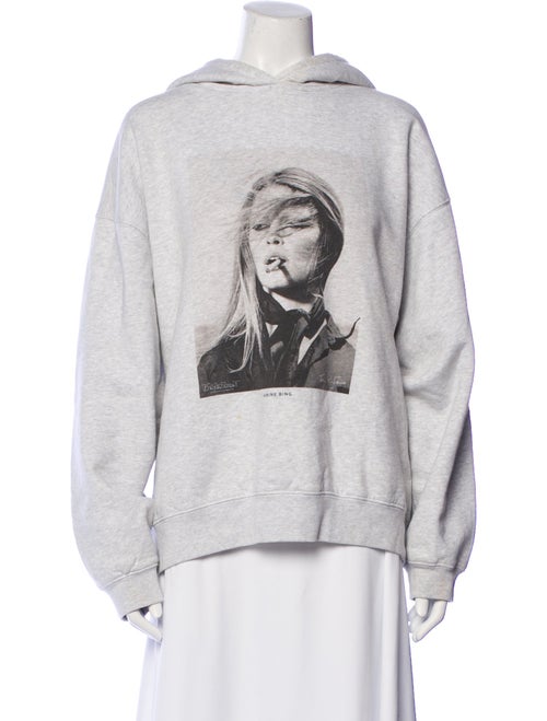 Anine Bing Graphic Print Crew Neck Sweatshirt