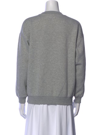 Anine Bing Graphic Print Crew Neck Sweatshirt