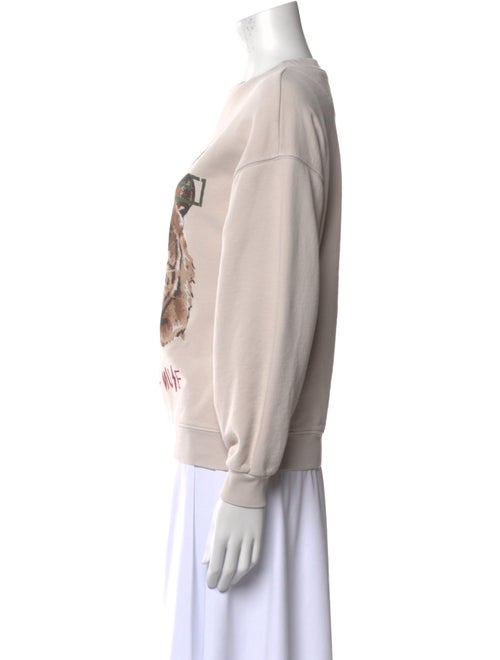 Anine Bing Graphic Print Crew Neck Sweatshirt