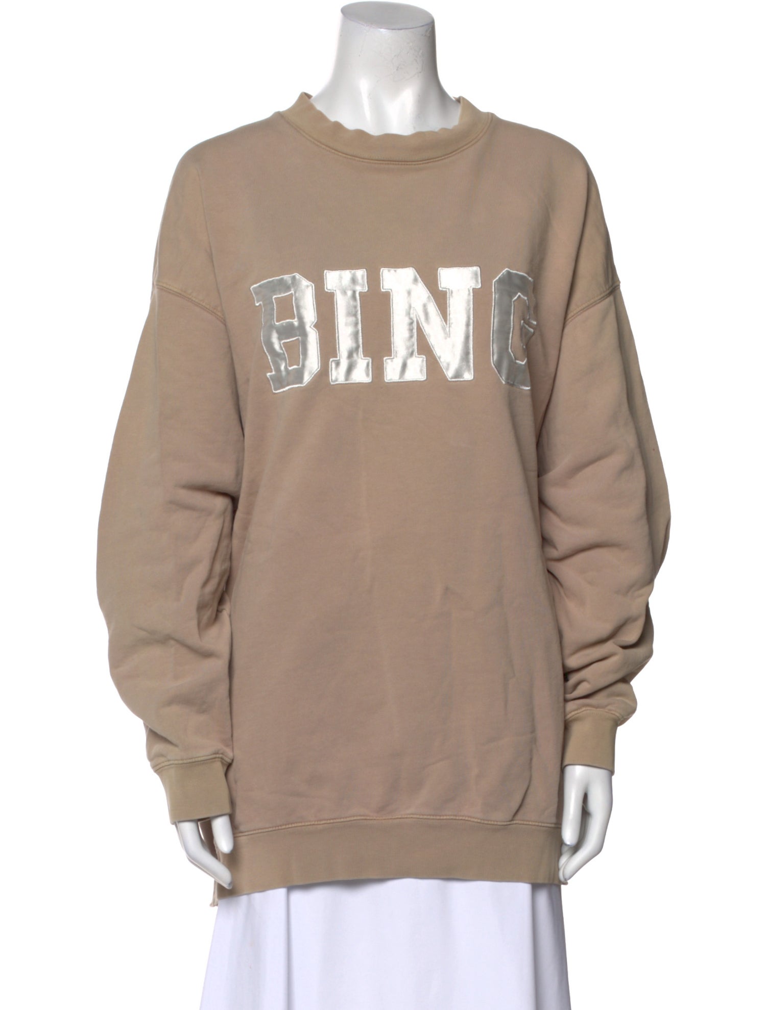Anine Bing Crew Neck Long Sleeve Sweatshirt