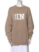 Anine Bing Crew Neck Long Sleeve Sweatshirt