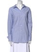 Anine Bing Striped Long Sleeve Button-Up Top