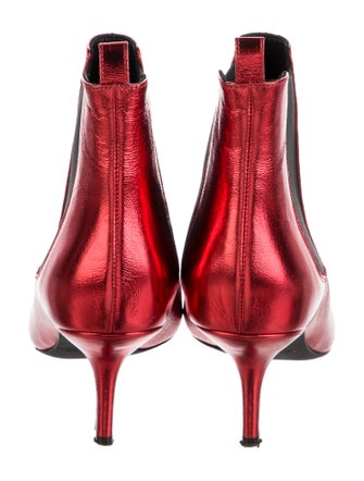 Anine Bing Leather Colorblock Pattern Chelsea Boots