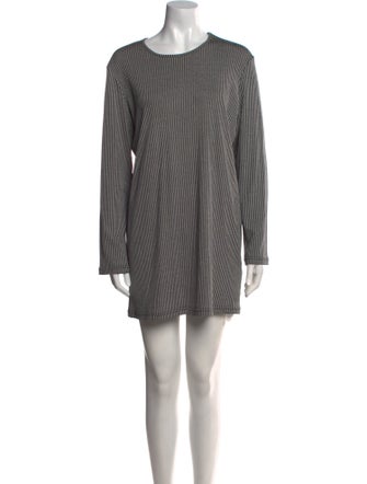 Anine Bing Scoop Neck Mini Dress