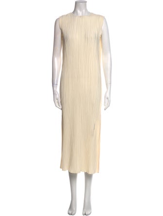 Anine Bing Crew Neck Long Dress