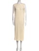 Anine Bing Crew Neck Long Dress