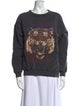 Anine Bing Graphic Print Crew Neck Sweatshirt
