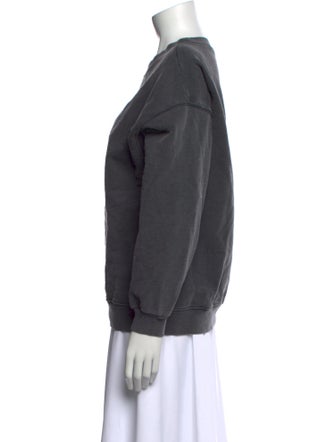 Anine Bing Graphic Print Crew Neck Sweatshirt