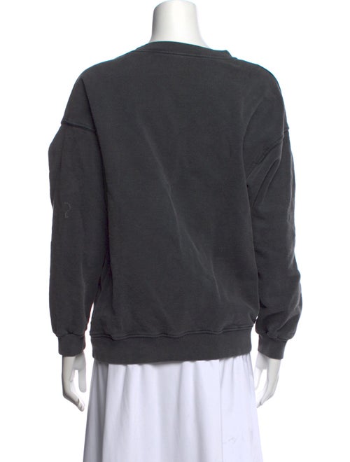 Anine Bing Graphic Print Crew Neck Sweatshirt