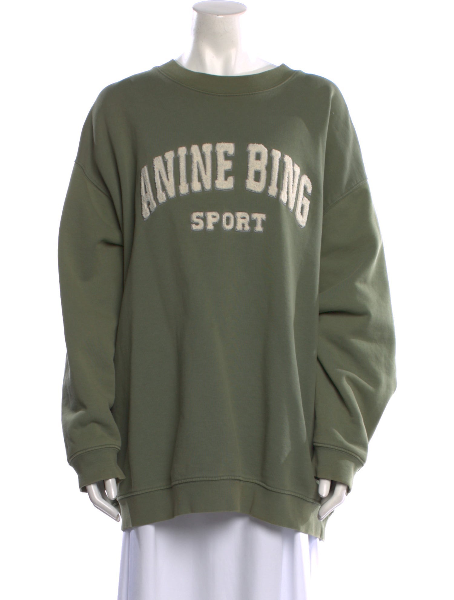 Anine Bing Graphic Print Crew Neck Sweatshirt