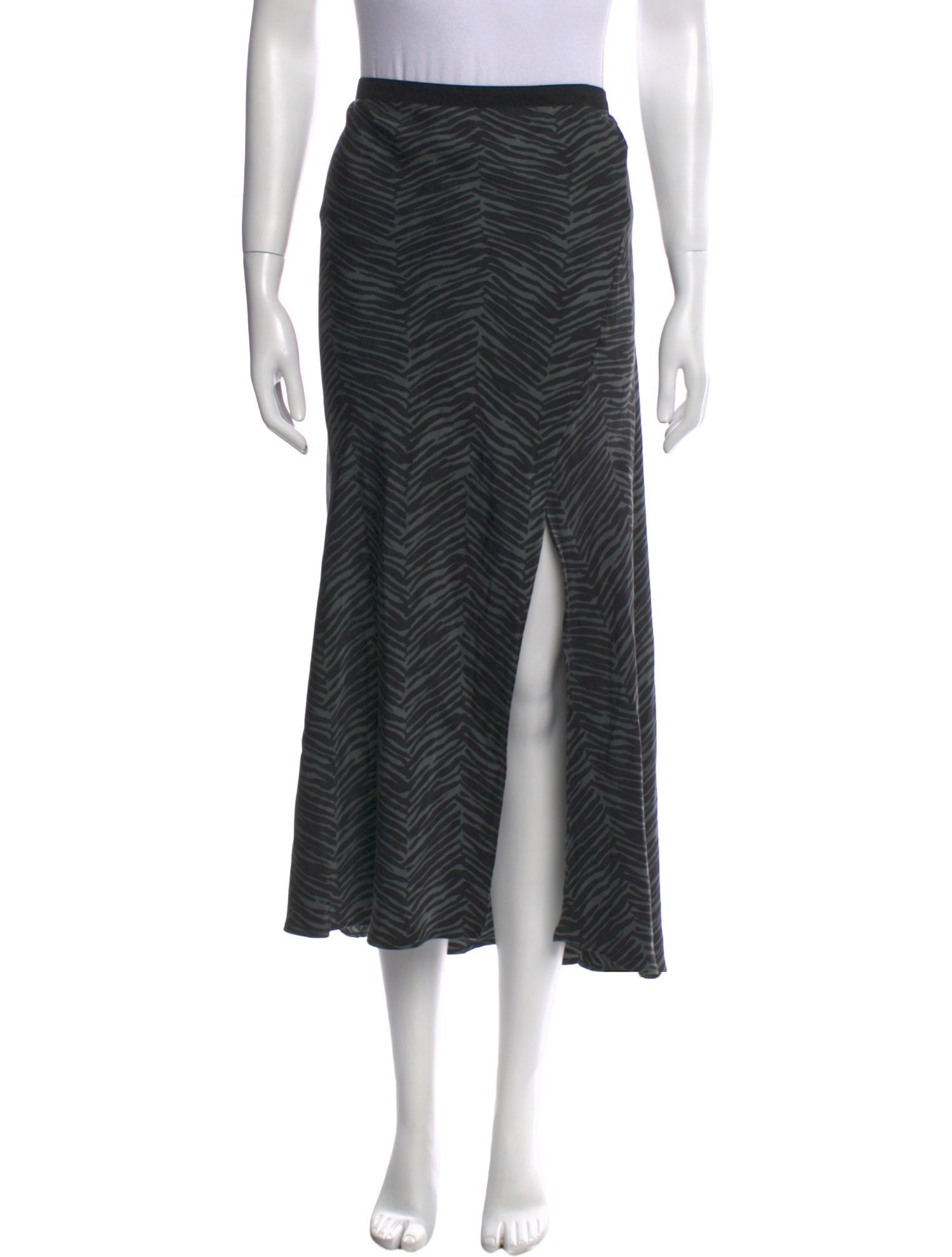 Anine Bing Silk Midi Length Skirt