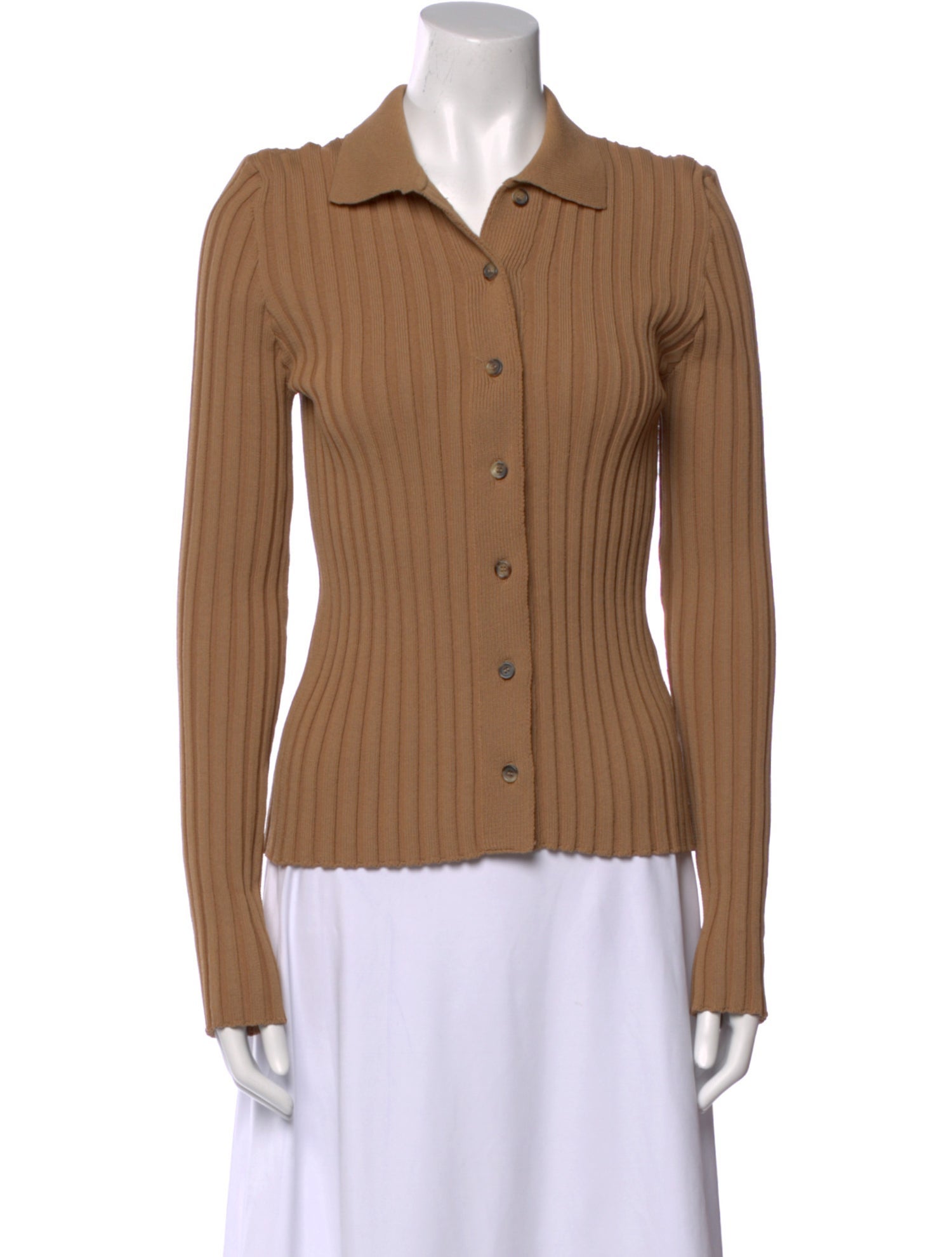 Anine Bing Long Sleeve Button-Up Top