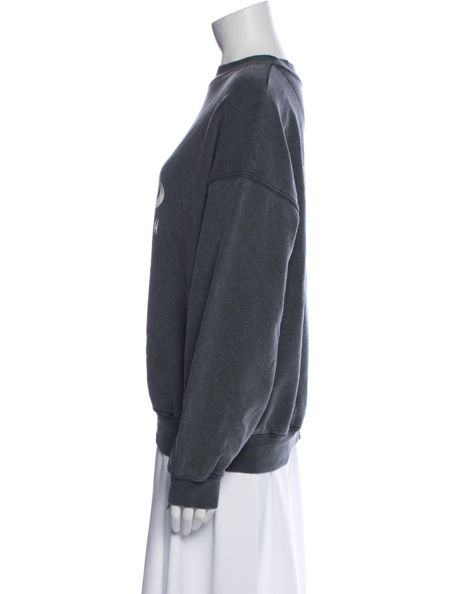 Anine Bing Graphic Print Crew Neck Sweatshirt