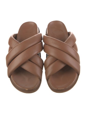 Anine Bing Leather Slides