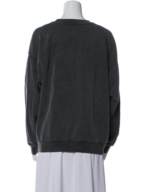 Anine Bing Graphic Print Crew Neck Sweatshirt