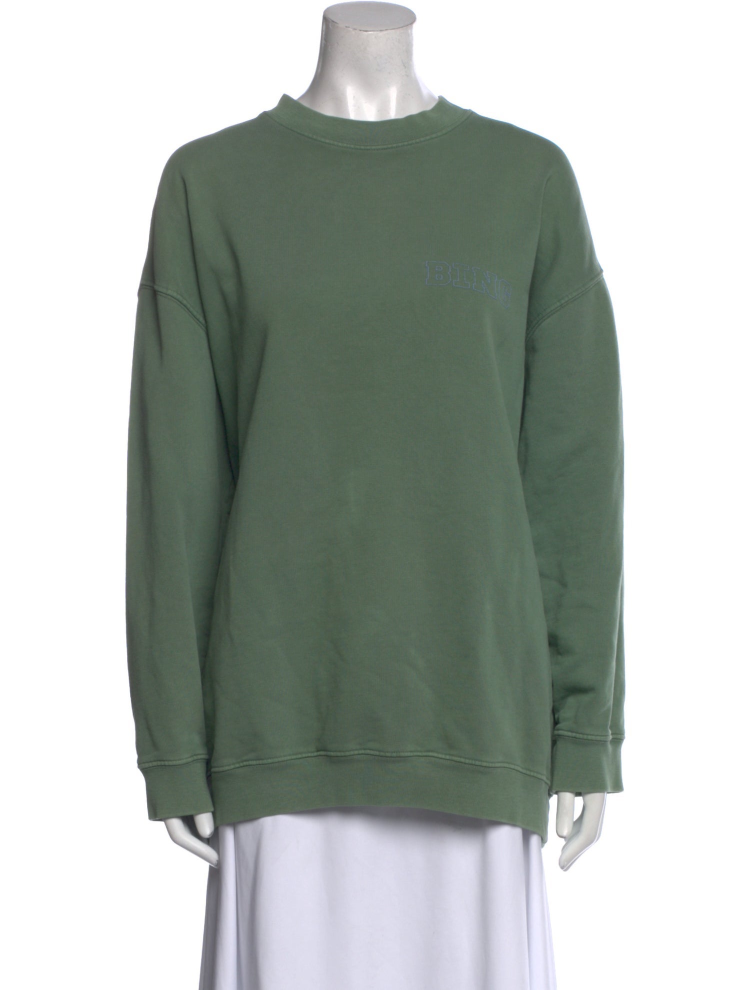 Anine Bing Crew Neck Long Sleeve Sweatshirt