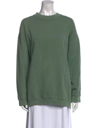 Anine Bing Crew Neck Long Sleeve Sweatshirt