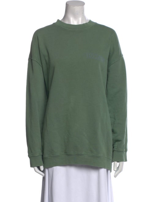 Anine Bing Crew Neck Long Sleeve Sweatshirt