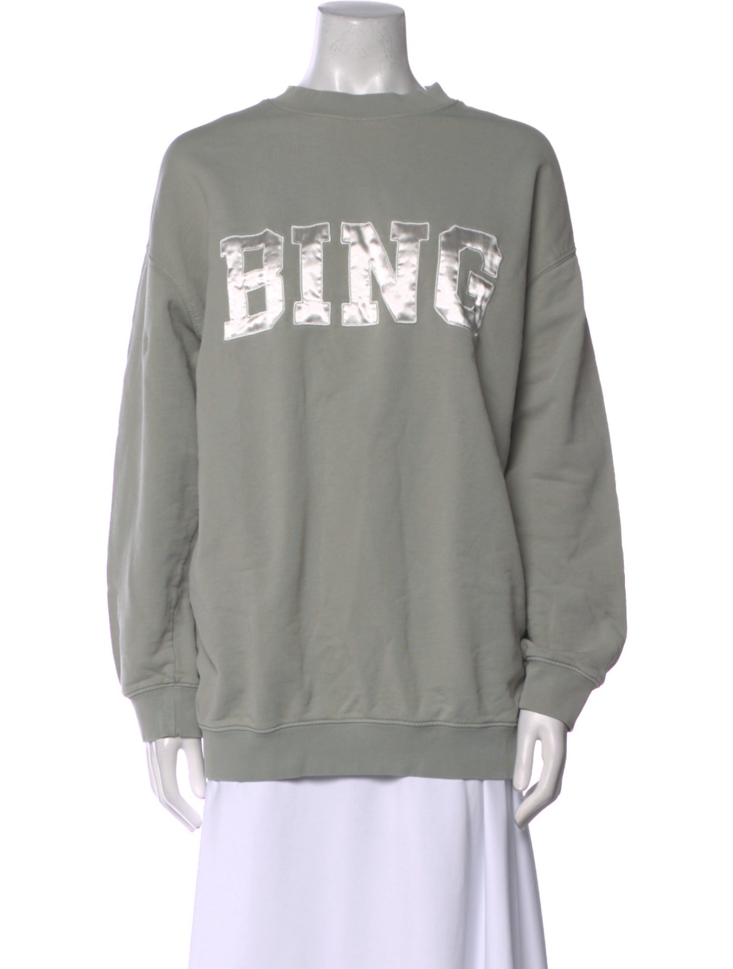 Anine Bing Graphic Print Crew Neck Sweatshirt