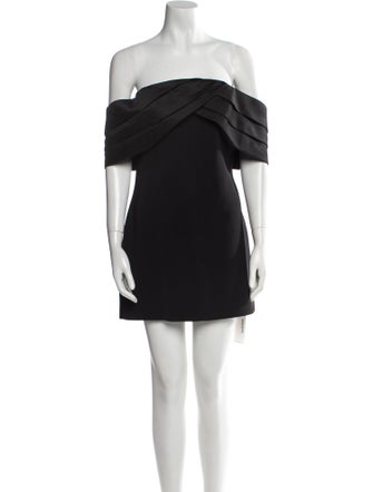 Anine Bing Off-The-Shoulder Mini Dress