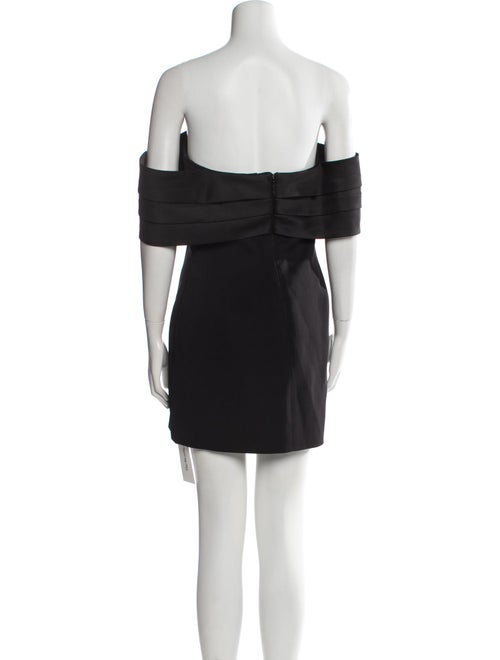 Anine Bing Off-The-Shoulder Mini Dress