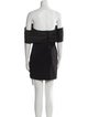 Anine Bing Off-The-Shoulder Mini Dress